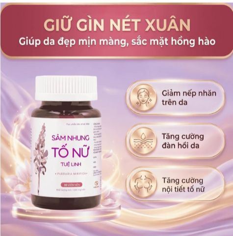 Viên hỗ trợ tăng cường nội tiết tố nữ Sâm Nhung Tố Nữ Tuệ Linh (30 viên)