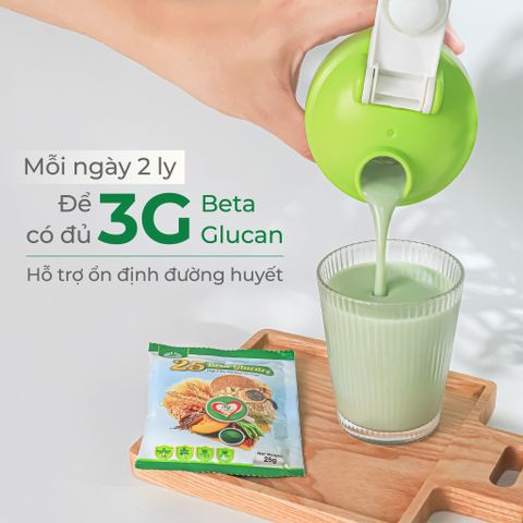 Sữa Hạt Ngũ Cốc 25 Beta Glucare 300g - Hỗ Trợ Miễn Dịch, Bổ Sung Vitamin B và Tảo Xoắn Spirulina - Đồ Uống Dinh Dưỡng Cho Mọi Lứa Tuổi