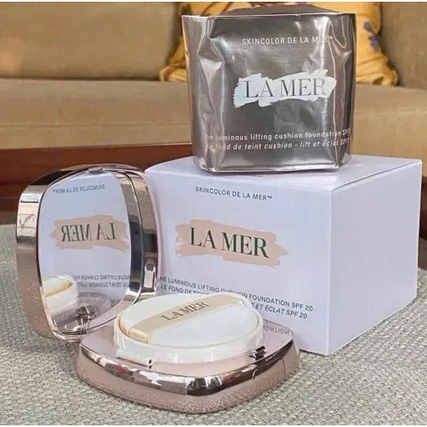 Phấn nước cao cấp La mer Spf 20 Kèm lõi phụ thay thế Tone da sáng tự nhiên