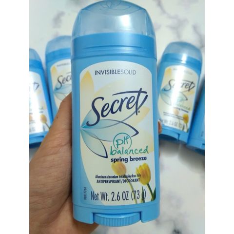 LĂN KHỬ MÙI DẠNG SÁP DÀNH CHO NỮ SECRET PH BALANCED POWDER FRESH 24H hàng Thái 73g 773766
