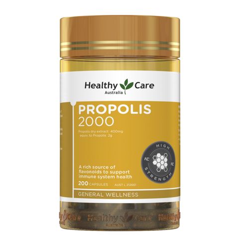 Viên uống Keo Ong Healthy Care Propolis 2000 mg - Bảo vệ sức khỏe & Nâng cao sức đề kháng - SP Chuẩn Úc