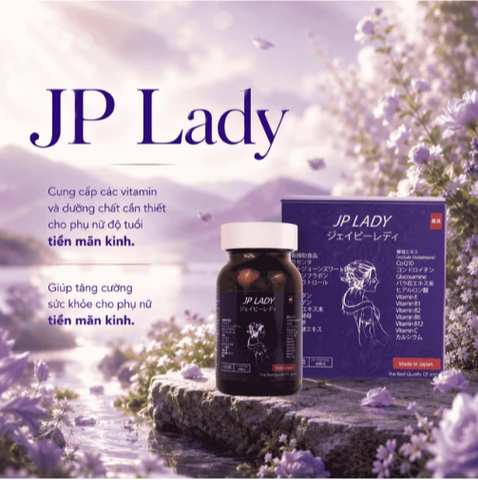 Viên uống tăng cường sức khỏe cho phụ nữ tiền mãn kinh JP Lady Jpanwell (60 viên)