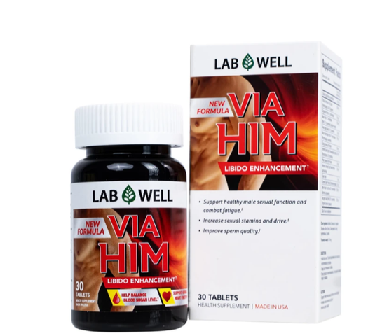 Viên uống giúp tăng cường sức khoẻ nam Via Him Lab Well (30 viên)