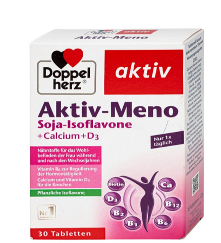 Viên uống hỗ trợ cải thiện nội tiết tố cho phụ nữ tiền mãn kinh Doppelherz Aktiv-Meno (Hộp 30 viên)