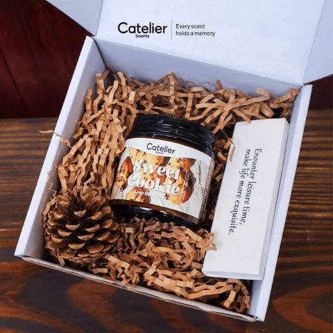Hộp Nến Thơm Catelier, Quà Sinh Nhật, Quà Giáng Sinh, Quà Tặng Cho Người Yêu