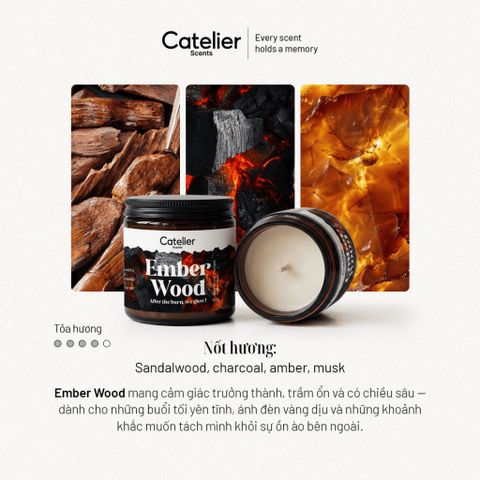 Nến Thơm Catelier Cao Cấp - Quà tặng sinh nhật, quà gặp mặt, quà tốt nghiệp, giúp thư giãn, thơm phòng, khử mùi không khói, hương thơm dễ chịu