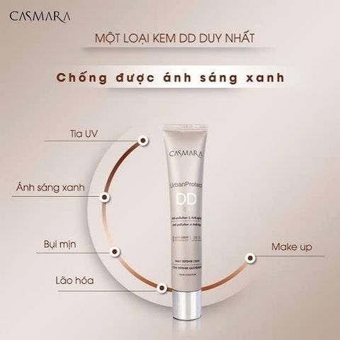 Kem Đô Thị Casmara DD Cream Urban Protect SPF 50 Tuýp 50ml [hàng nhập khẩu]