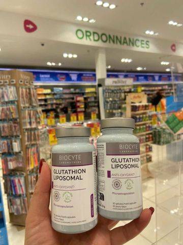 Viên uống trắng da Glutathion Biocyte hộp 30v Chính HãnOKg
