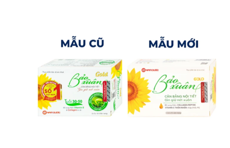 Viên hỗ trợ cân bằng nội tiết tố nữ Bảo Xuân Gold Nam Dược (3 vỉ x 10 viên)