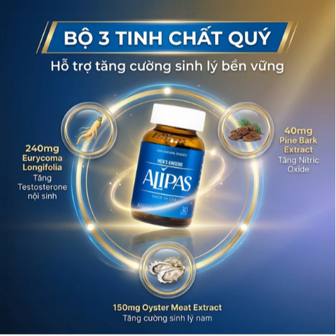 Viên Uống Ecogreen Men’s Ginseng Alipas 30 Viên Giúp Hỗ Trợ Sức Khỏe Nam Giới