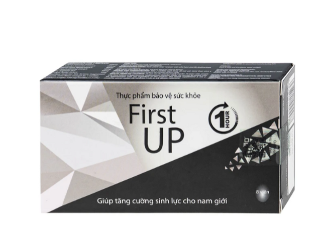 Viên ngậm hỗ trợ tăng cường sức khoẻ cho nam giới First Up 1 Hour (2 vỉ x 4 viên)