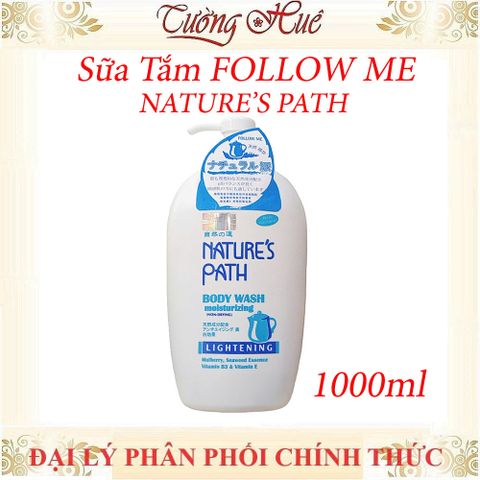 Sữa Tắm Dưỡng Da Follow me Nature's Path - 1000ml