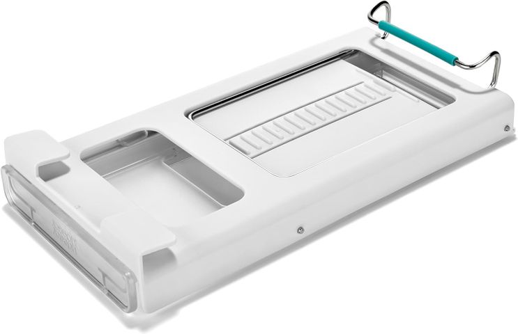Bộ 2 hộp đựng lon nước ngọt gấp gọn Joseph Joseph 8500008 FridgeStore đặt dưới kệ tủ lạnh
