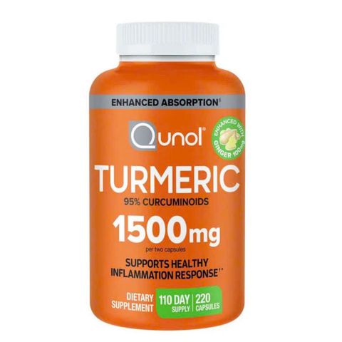 Viên uống Nghệ 1500 mg Qunol Turmeric 1500 mg - 220 viên - Chống viêm/Giảm đau & Hỗ trợ sức khỏe toàn diện - S/P Chuẩn Mỹ