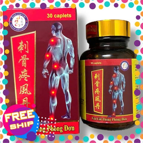 Xách Tay Fullbox Viên Gai cốt thống phong đơn - Mã 1508 - xuất xứ Malaysia - Hộp 30 viên