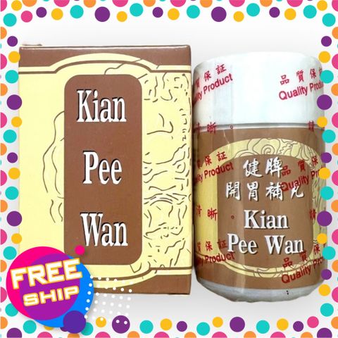 Xách Tay Xách Tay Viên uống Kian Pee ( Kiện Tỳ ăn ngủ ngon ) - Mã 1062 - hàng Malaysia - 1 hộp gồm 30 viên