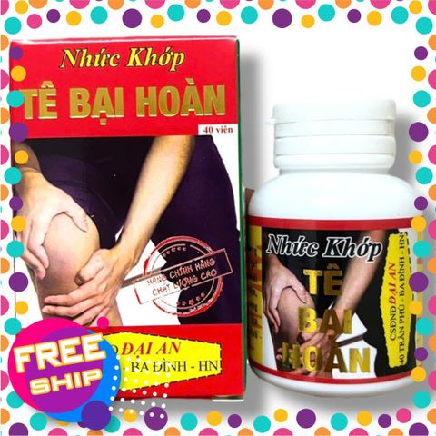 Xách Tay Premium Viên uống Tê Bại Hoàn - Mã 1502 - xuất xứ: Việt Nam - Hộp gồm 40 viên đủ bill