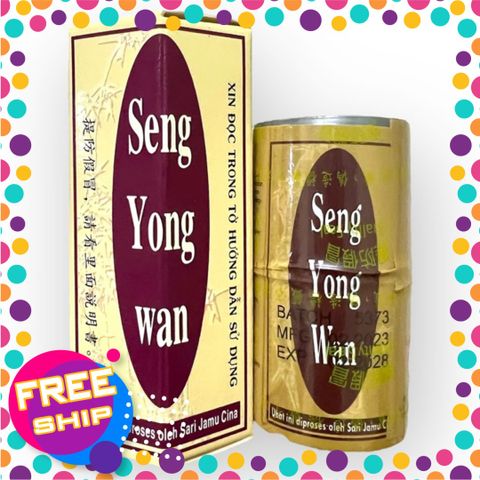 Xách Tay Fullbox Viên Seng Yong Wan ( Sâm Nhung Hoàn ) - Mã 1469 - hàng Malaysia - Hộp 20 viên - Loại xịn nội địa