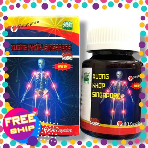 Xách Tay Hàng Auth Viên đau nhức xương khớp, tê bì chân tay - nhập khẩu Singapore - Hộp gồm 30 viên - Xương Khớp Singa