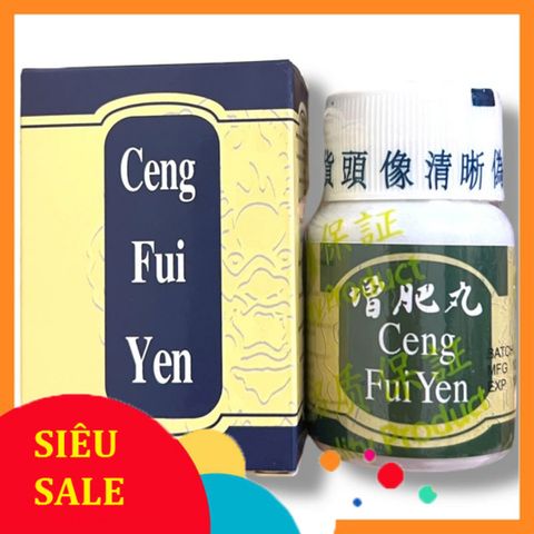 Fullbox Hàng Auth TPCN Viên Tăng Cân Ceng Fui Yen - Mã 1071 - Loại xịn - Tăng Phì Hoàn Hàng Malaysia, tăng cường Ăn Ng