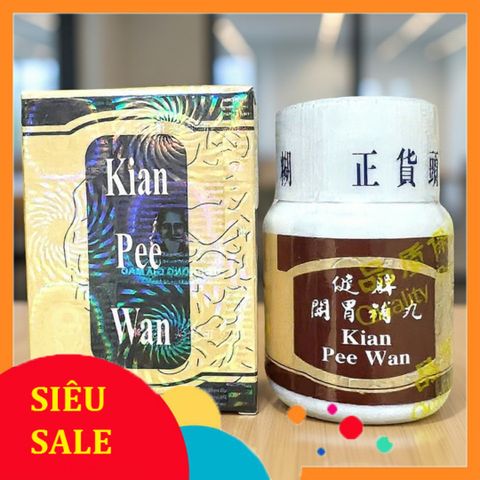 Fullbox Chính Hãng Viên uống tăng cân Kian Pee ( Kiện Tỳ ăn ngủ ngon ) xuất xứ Malaysia giúp ăn ngon miệng, ngủ ngon -