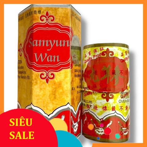 Fullbox Chuẩn Bill Viên uống Samyun Wan ( Sâm nhung hoàn ) - hàng Malaysia - 1 hộp gồm 20 viên - Mã 1542 đủ bill