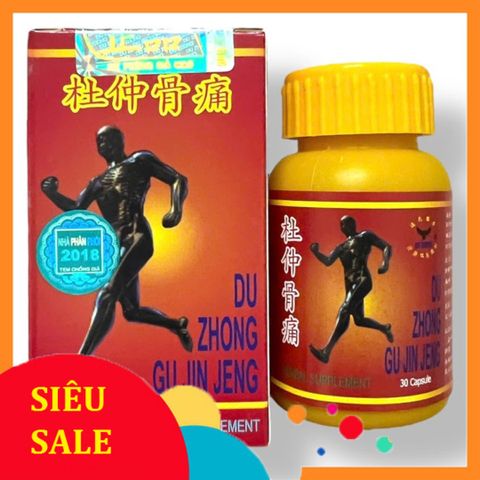 Fullbox Chính Hãng Viên uống Du Zhong Gu Jin Jeng - hàng Đài Loan - Mã 1525 - Loại xịn - Loại thường chính ngạch