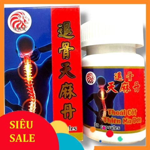 Fullbox Chính Hãng Viên uống Thoái Cốt Thiên Ma Đơn - Xuất xứ: Malaysia - Mã 1040 - 1 hộp gồm 30 viên