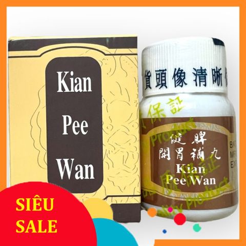 Fullbox Hàng Auth Viên uống Kian Pee ( Kiện Tỳ Hoàn ) - xuất xứ Malaysia - Mã 1062 - 1 hộp gồm 30 viên