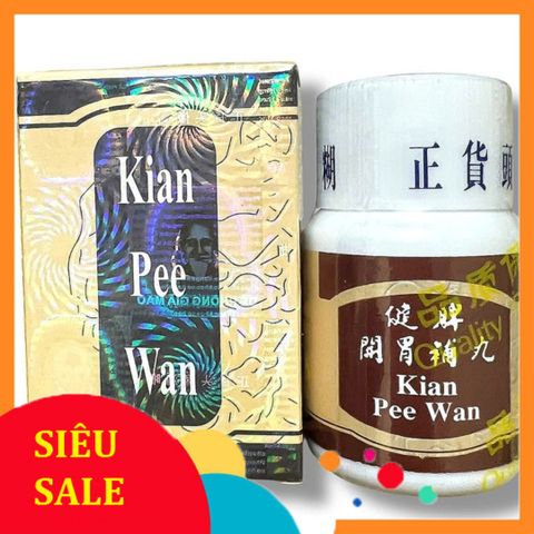 Fullbox Cao Cấp Viên uống Kian Pee ( Kiện Tỳ ăn ngủ ngon ) - nhập khẩu Malaysia - 1 hộp gồm 30 viên - Mã 1062