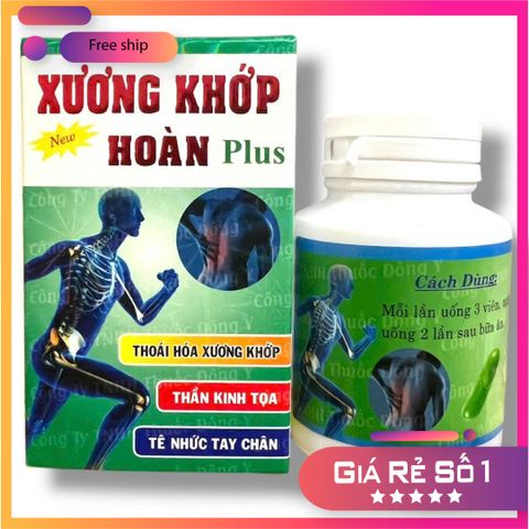 Nhập Khẩu Premium Viên uống đau nhức xương khớp Xương khớp hoàn Plus xuất xứ Việt Nam - Hộp 40 viên - Mã số 2126 fullb