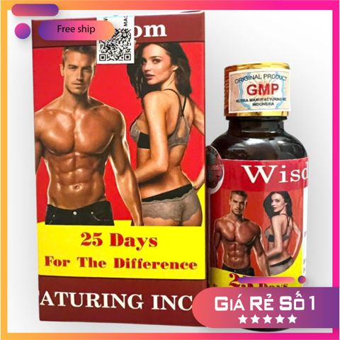 Nhập Khẩu Hàng Auth Thực phẩm Wisdom Weight - xuất xứ Indonesia - 1 hộp gồm 25 viên - Mã 1547