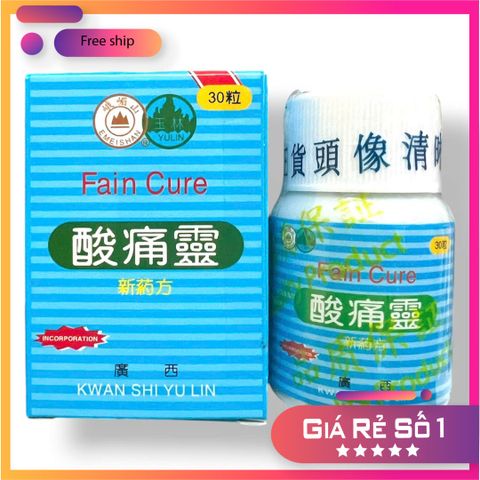 Nhập Khẩu Nhập Khẩu Viên xương khớp Toan thống linh FAIN CURE KWAN SHI YU LIN - Loại xịn - Mã 1544 - Loại xịn 30 viên