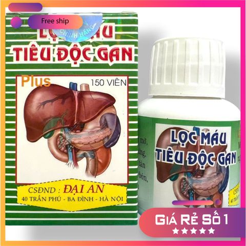 Nhập Khẩu Chính Hãng Viên Lọc Máu Tiêu Độc Gan hỗ trợ viêm gan, gan nhiễm mỡ, men gan cao - nhập khẩu Việt Nam - Hộp 1