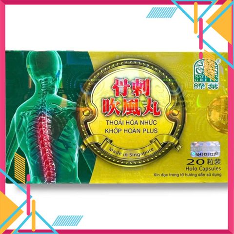 Cao Cấp Loại 1 Viên Hỗ Trợ Đau Nhức Xương Khớp, Tê Bì Chân Tay - Loại xịn - Mã 1121 - Thoái hóa tê nhức khớp NK Sing