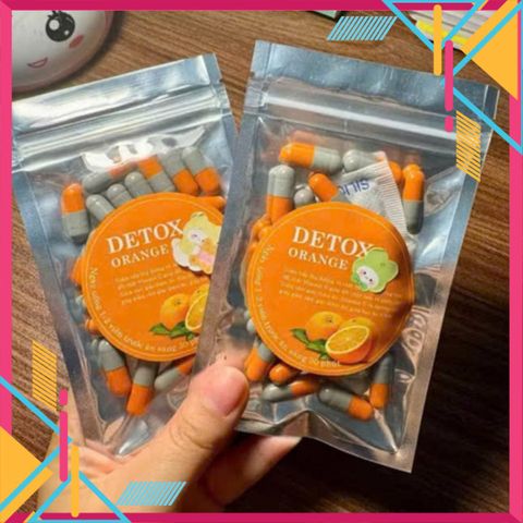 Cao Cấp Nhập Khẩu Viên Giảm Cân Detox Orange - Sản Phẩm Thực Phẩm Chức Năng - 30 Viên Thái Lan - Mã 1553B - giúp Giảm