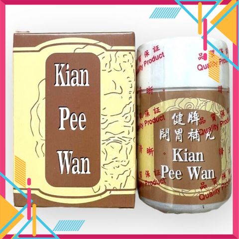 Cao Cấp Hàng Auth Thực phẩm tăng cân Kian Pee ( Kiện Tỳ Hoàn ) xuất xứ Malaysia giúp ăn ngon miệng, ngủ ngon - Mã 1062