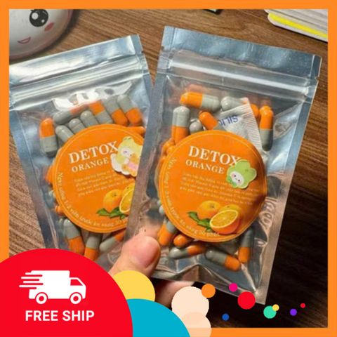 Auth 100% Nhập Khẩu Viên Giảm Cân Detox Orange - Sản Phẩm Thực Phẩm Chức Năng - 30 Viên Thái Lan - Mã 1553B - hỗ trợ G