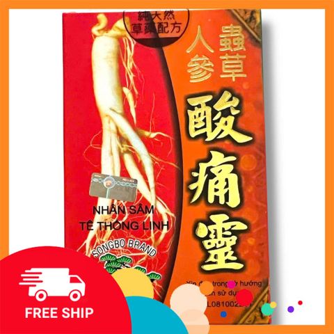 Auth 100% Xách Tay Viên Nhân Sâm Tê Thống Linh - Hộp 20 Viên - Loại thường 20 viên - nhập khẩu Malaysia - Mã 1530