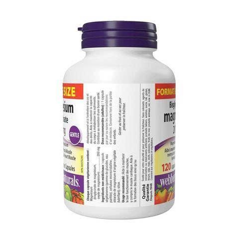 Viên uống bổ sung Magie Webber Naturals Magnesium Bisglycinate 200mg - Hỗ trợ sức khỏe xương và ngủ ngon