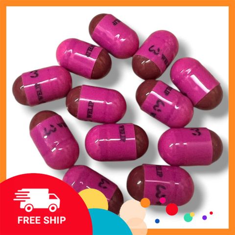 Chính Hãng Xách Tay Thực phẩm Ginseng Lin - Mã 2123 - Hộp gồm 30 viên - Zi Gejie Pil ( Nhân sâm linh chi tắc kè đại bổ