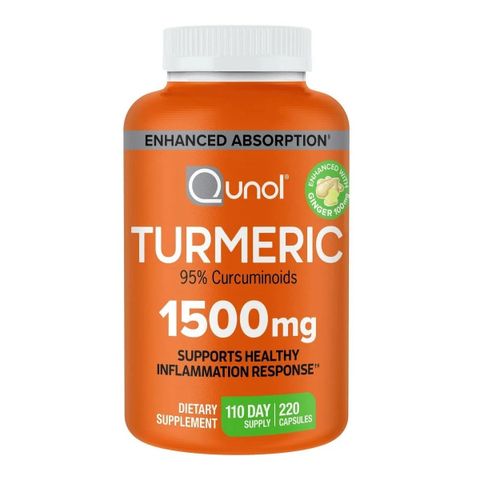 Qunol Tumeric 1500mg - Tinh chất bột nghệ, hỗ trợ viêm loét dạ dày, sản xuất tại Mỹ