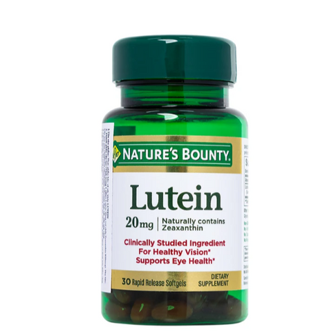Viên uống giúp tăng cường thị lực cho mắt, giúp mắt khỏe mạnh Lutein Nature's Bounty (30 viên)