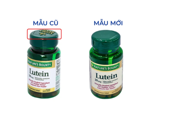Viên uống giúp tăng cường thị lực cho mắt, giúp mắt khỏe mạnh Lutein Nature's Bounty (30 viên)