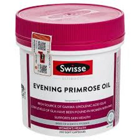Viên uống hỗ trợ phụ nữ tiền kinh nguyệt Evening Primrose Oil Swisse (200 viên)