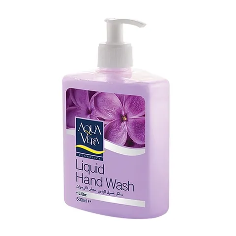 (Tặng tăm bông) Combo 5 Nước rửa tay làm sạch, kháng khuẩn bảo vệ da tay  AquaVera 500ml hương hoa tự nhiên