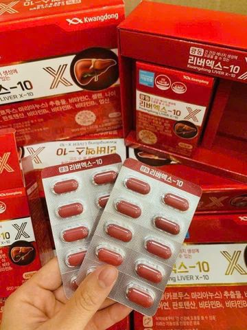 BỔ GAN KWANGDONG LIVERX-10 120 VIÊN – CHĂM SÓC LÁ GAN KHỎE, SỐNG KHỎE MỖI NGÀY