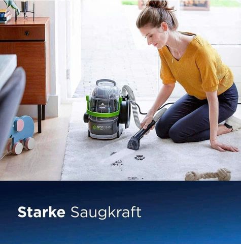 MÁY GIẶT DIỆT KHUẨN ĐỆM, THẢM, RÈM, SOFA BISSELL SPOTCLEAN PETPRO 15585 (MÀU XANH)