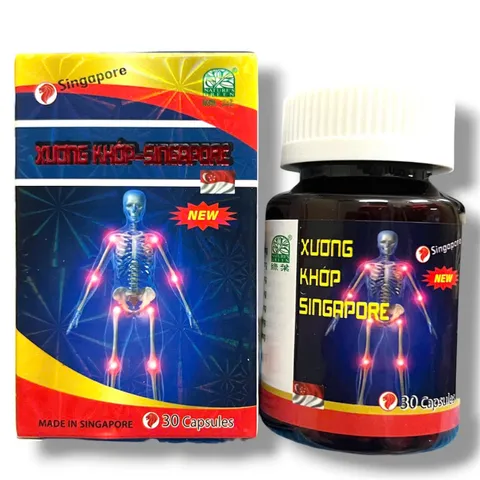 Viên uống đau nhức xương khớp, tê bì chân tay - Xương Khớp Singapore - Hộp gồm 30 viên - Xuất xứ Singapore - Mã số 2156