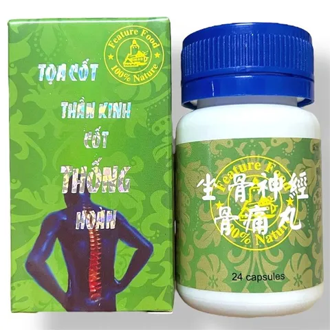 Viên uống đau nhức xương khớp, thấp khớp, thần kinh toạ, thần kinh liên sườn, mỏi gối, đau cổ vai gáy, gai cột sống xuất xứ Malaysia - Hộp 24 viên - Mã số 1494 776307